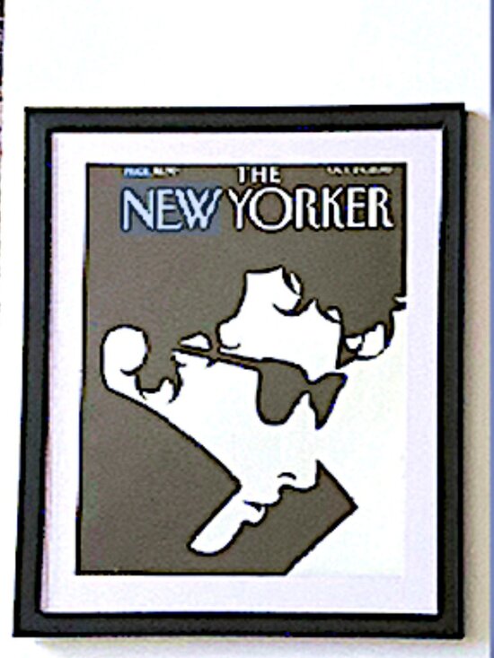 The New Yorker  framed magazine:  Oct. 24, 2016, "The Laureate", Makila Favre - Picture 1 of 1